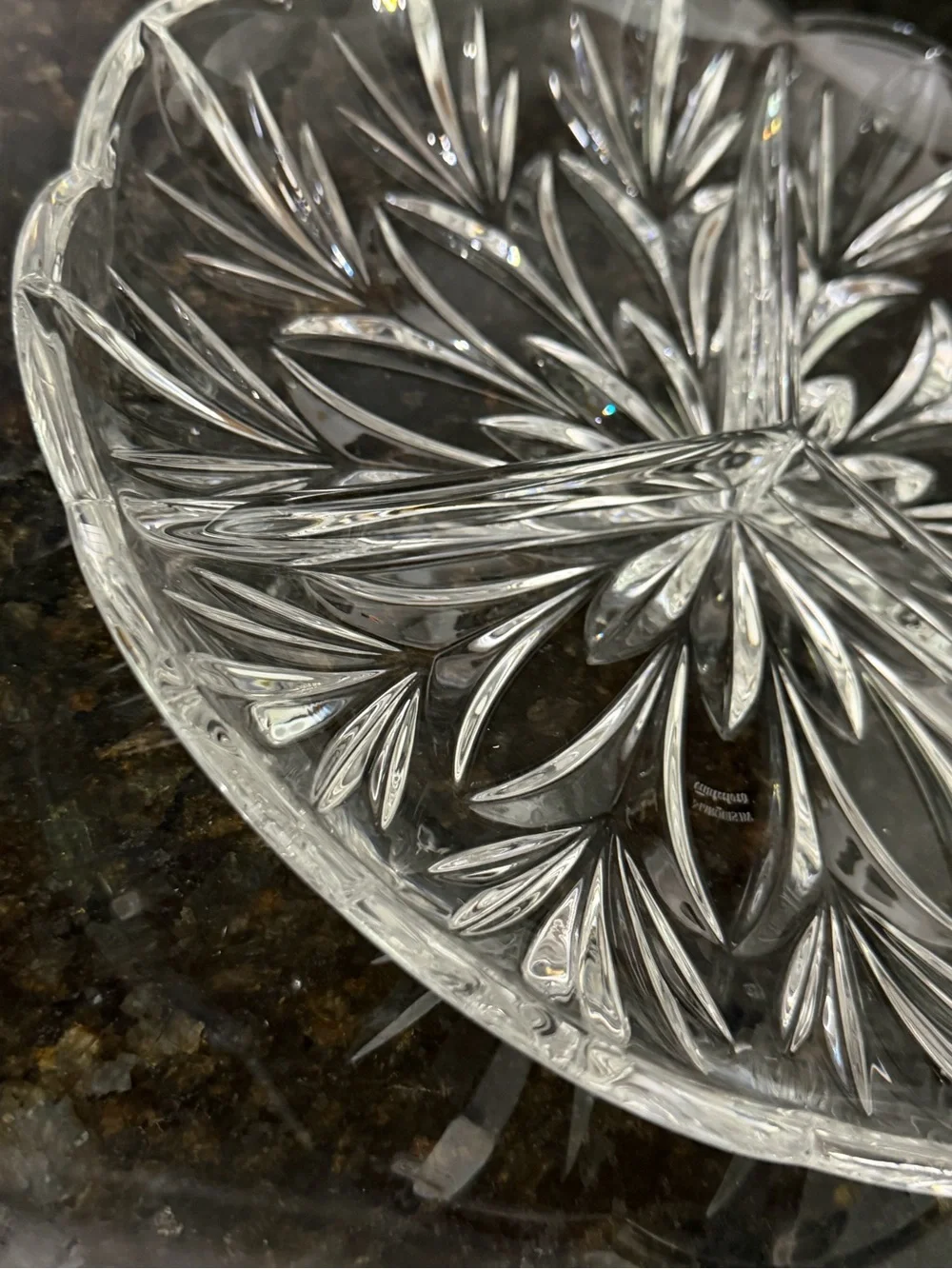 Marquis by Waterford Canterbury Crystal 3-Part Relish Serving Dish
